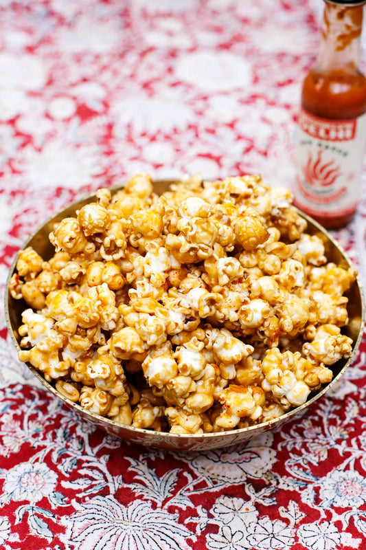 Hot Sauce Caramel Popcorn